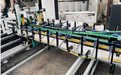 shh fs auto high speed 46 corner folder gluer machine 7