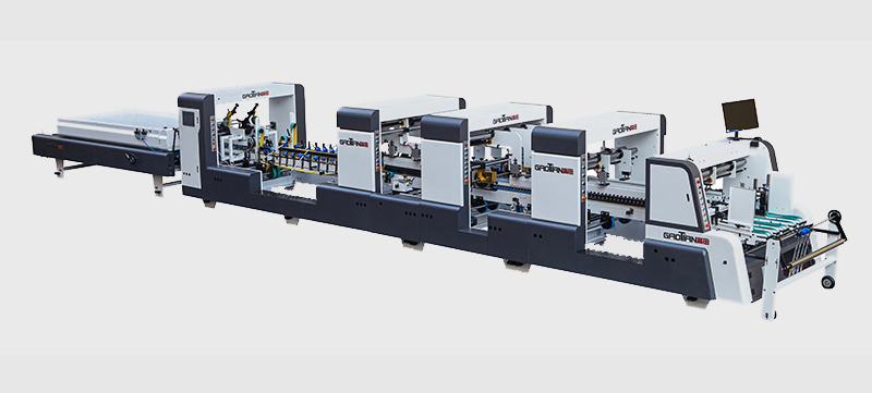 SHH-E Export Auto High Speed Lock Bottom Corrugated Folder Gluer Machine